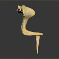 snake cobra venomous snake python reptile cold-blooded animal reptile 3d model