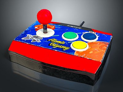 Modern game machine large game machine coin-operated game machine arcade 3d model