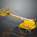 JLG LIFT Mobile Aerial Work Platform With Extendable Boom And Yellow Work Platform