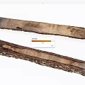 Organic Stone Wood Slabs Featuring Natural Bark and Textured Surfaces