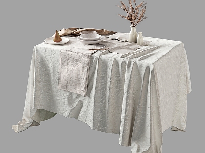 Modern Tablecloth Set model