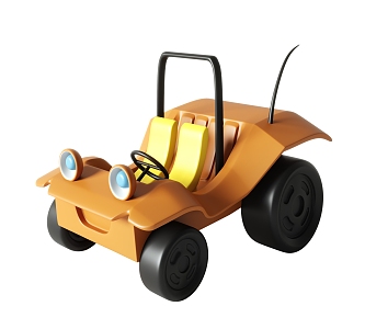 Modern toy cartoon children toy car 3d model