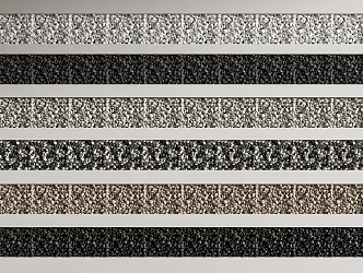 Modern cobblestone gravel courtyard gravel paving stone landscape stone courtyard gravel paving step 3d model