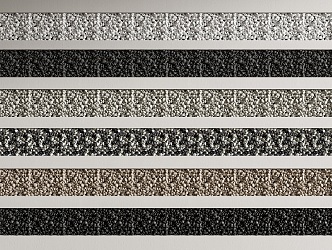 Modern cobblestone gravel courtyard gravel paving stone landscape stone courtyard gravel paving step 3d model