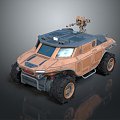 Bulletproof Car Armed Jeep Armed Car Armed Bulletproof Car Military Jeep Off-road Jeep Humvee 3d model