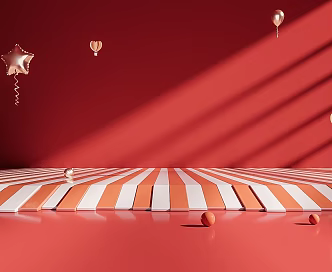 E-commerce scene 3d model