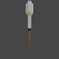 Industrial Charging Equipment With White Body Black Connector And Orange Cable