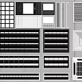 Various Modern Grille Lights With Different Designs For Home Office Interior Lighting