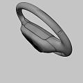 Modern Car Steering Wheel Design Features Sleek Black Finish And Ergonomic Comfortable Grip