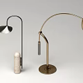 Floor lamp combination 3d model