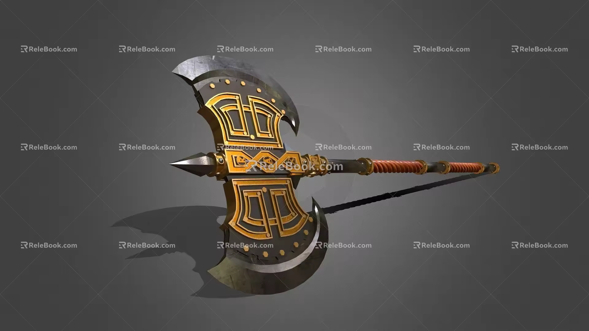 Dwarf's Hands Axe 3d model
