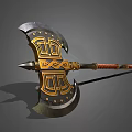 Dwarf's Hands Axe 3d model