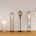 New Chinese Style Floor Lamp Ancient Style Floor Lamp Simple Floor Lamp Wall Corner Lamp Chinese Style Floor Lamp Fishing Lamp 3d model