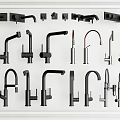 Collection Of Stylish Modern Faucets Featuring Various Kitchen Bathroom Designs