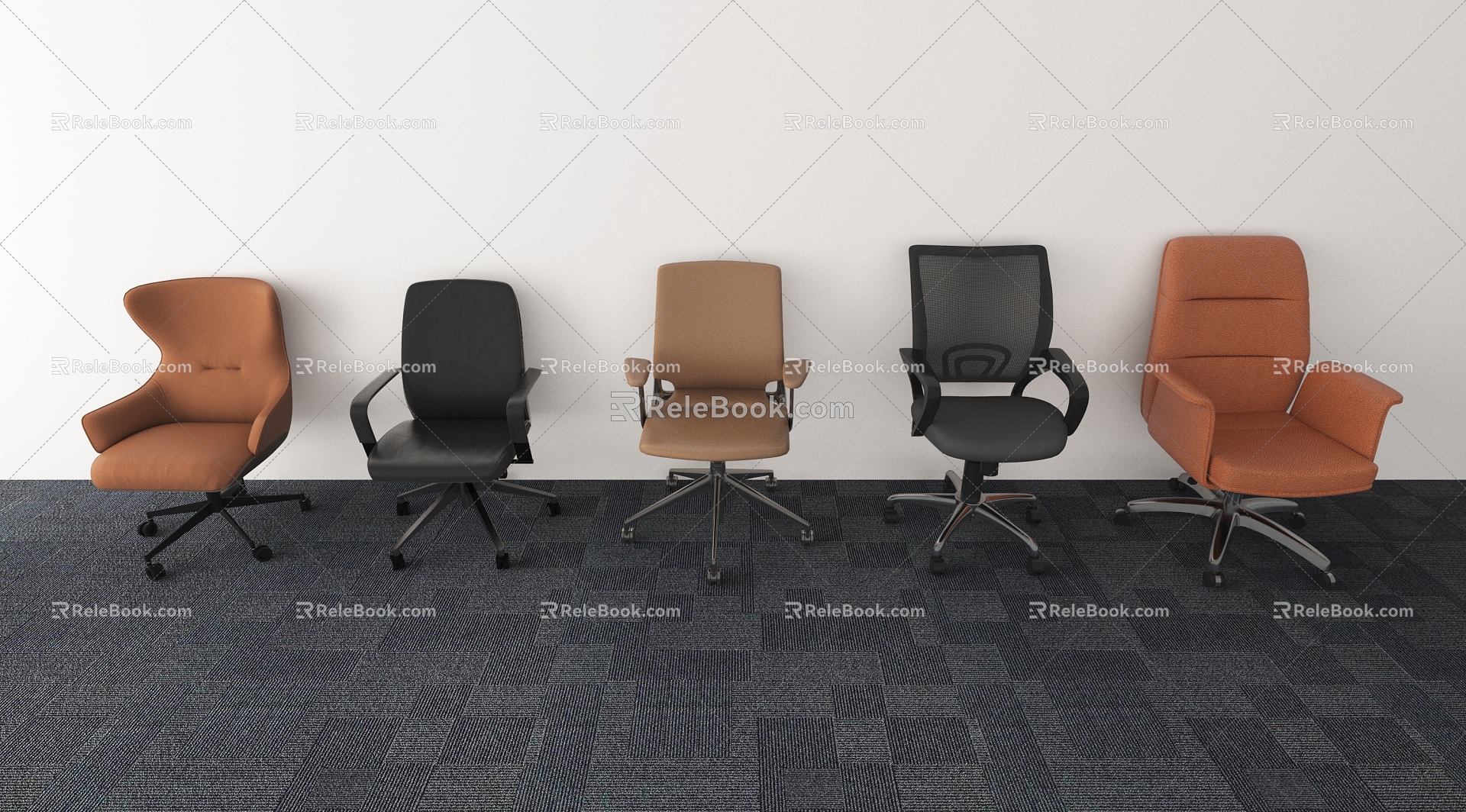 Office Chair Leisure Chair 3d model