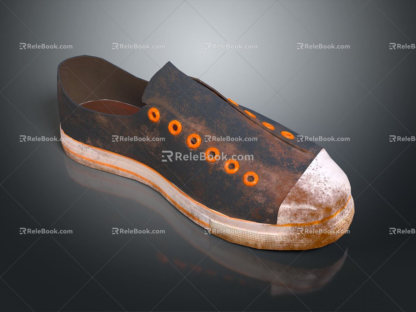 Cloth Shoes Flat Shoes Canvas Shoes Old Cloth Shoes Dad Shoes Casual Running Shoes Beans Loafers 3d model