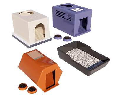 Modern cat nest 3d model