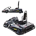 Sporty Go Kart Racing Design Featuring Open Frame And Comfortable Seats