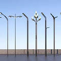 Stylish Outdoor Light Poles with Diverse Designs for Exterior Illumination Solutions
