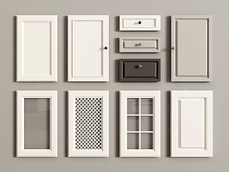 Modern Cabinet Door Cream Air Cabinet Door Cabinet Door Wine Cabinet Door Wardrobe Door Glass Cabinet Door Shoe Cabinet Door 3d model