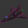Green Cosmic Aerospace Vehicle With Red Star Emblem And Design Features