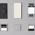 Modern Bathroom Accessories With Wall Mounted Lighting Ventilation Heating And Control Panels