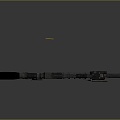 rifle semi-automatic rifle combat rifle battle rifle carbine war rifle attack rifle 3d model