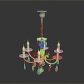 Chandelier Ceiling Lamp Living Room Chandelier Iron Chandelier Lighting Lamps Lighting Fixtures Furniture Furniture 3d model