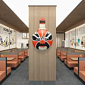 New Chinese style snack bar specialty snack bar 3d model