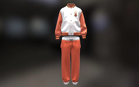 Modern Sportswear Clothing 3d model