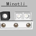 Minotli Modern Grille Lights Black And White Multiple Design Ceiling Lighting Fixtures