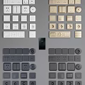 Modern switch socket 3d model