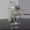 Stainless Steel Commercial Dough Roller Kitchen Appliance With Tabletop And Wheels