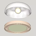 Carved ceiling lamp 3d model