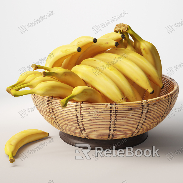 Modern Fruit Plate Fruit Basket model