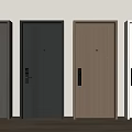 Stylish Modern Security Door Designs In Various Colors For Home Safety