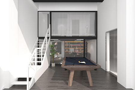 Industrial LOFT Office Mezzanine 3d model