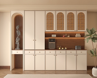 Wine Cabinet Sideboard 3d model