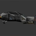 Futuristic Sports Car With Angular Design And Metallic Silver Exterior