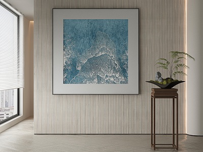 New Chinese Decorative Painting 3d model