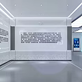 Environmental Technology Corporate Exhibition Hall With Honor Display And Modern Design