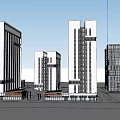 Modern Industrial Factory Buildings With High Rise Structure And Glass Curtain Wall Design