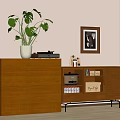 Middle Style Locker Sideboard 3d model