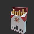 Marlboro Open Cigarette Pack With Gold Filter Cigarettes For Daily Use