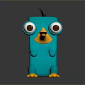 platypus red-tailed platypus leopard platypus 3d model