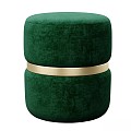 Vintage sofa stool footstool pouf Yamma velvet 3d model