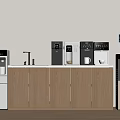 Water dispenser water dispenser direct drinking machine tea bar machine pipeline machine water purifier tea 3d model
