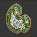 Modern Cartoon Architecture Science Fiction Architecture Future Architecture 3d model