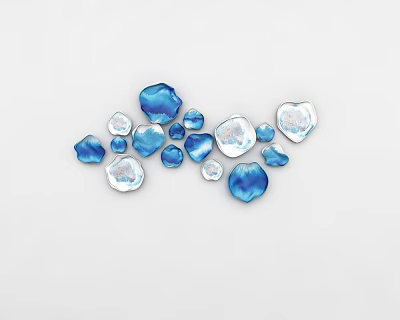 Decorate the plate 3d model