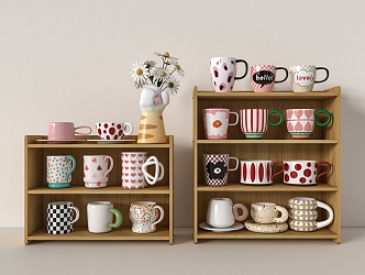 Cup Storage Rack 3d model